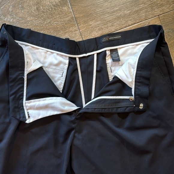 Greg Norman mens double pleat black golf shorts sz 40 - Picture 3 of 8